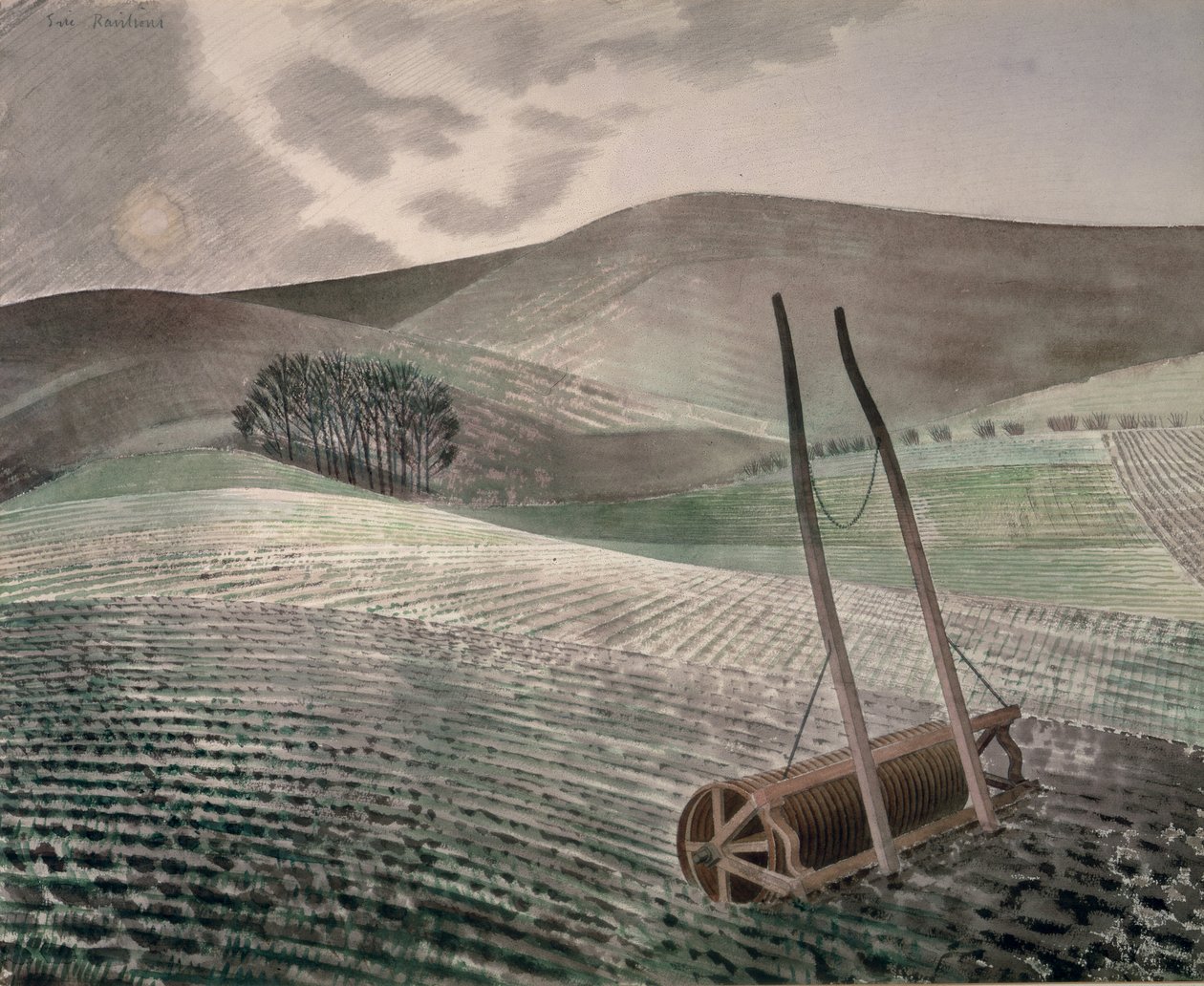 Downs in Winter by Eric Ravilious