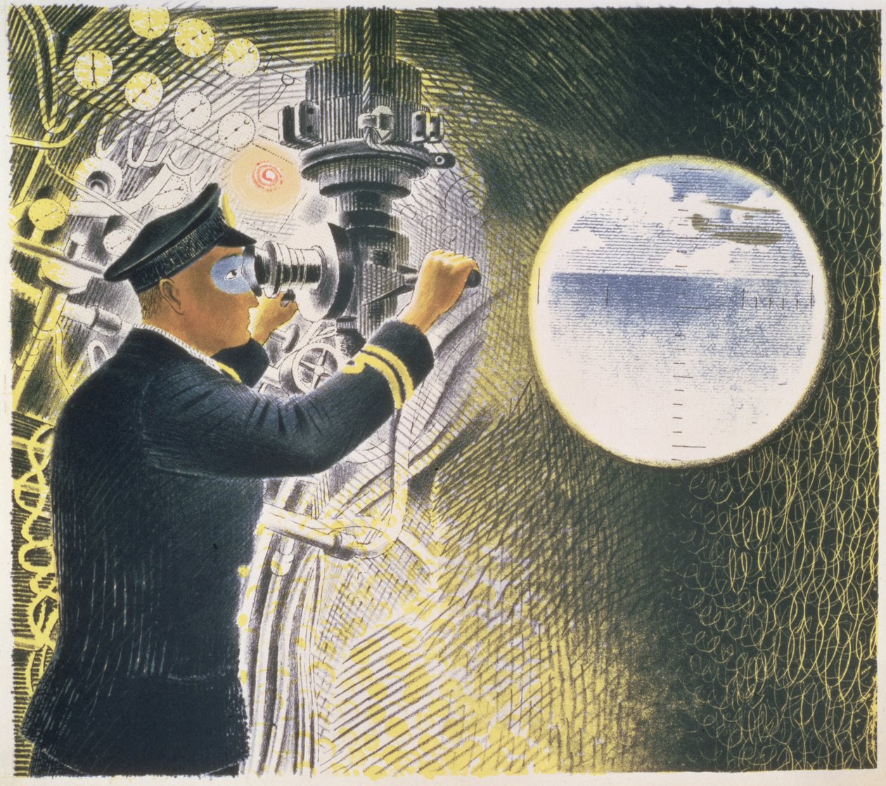 Submarine by Eric Ravilious