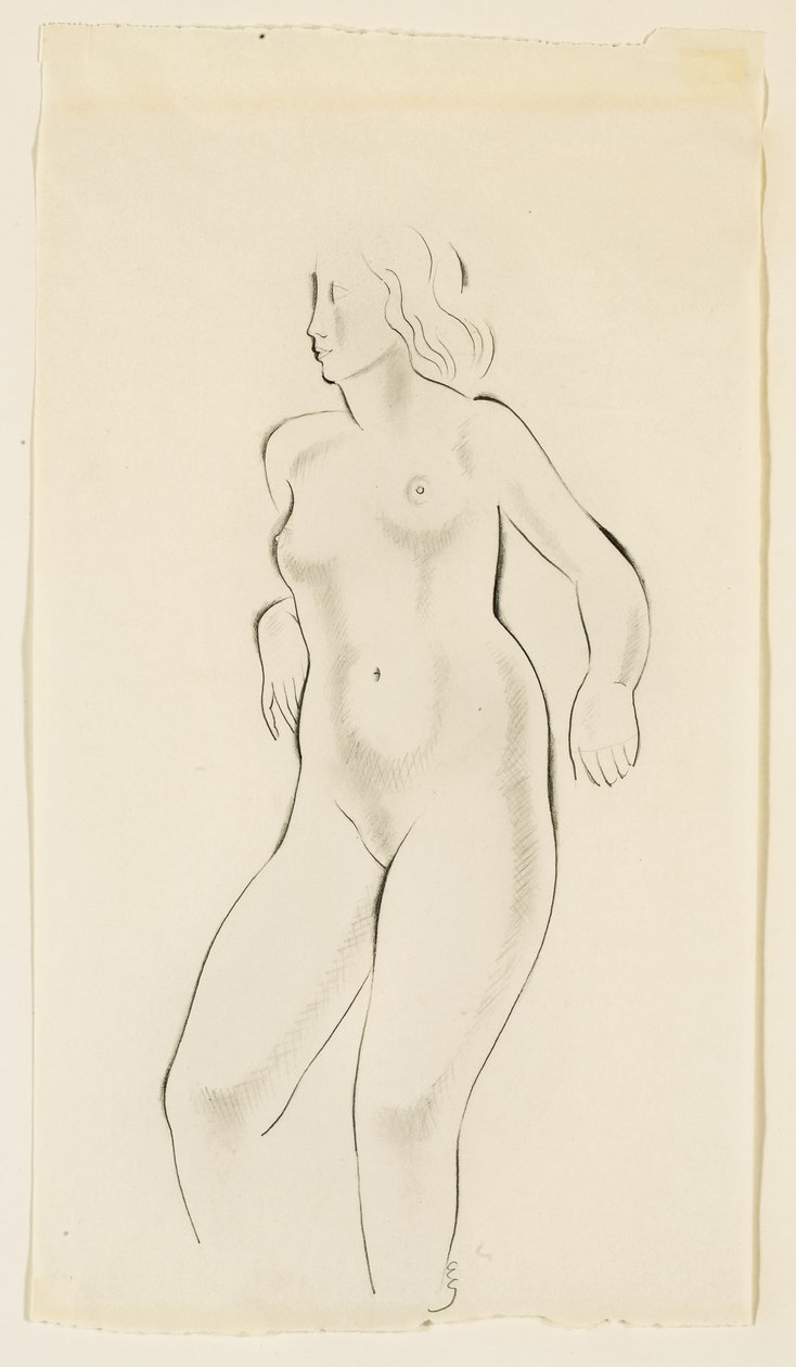 Study of a Female Nude by Eric Gill