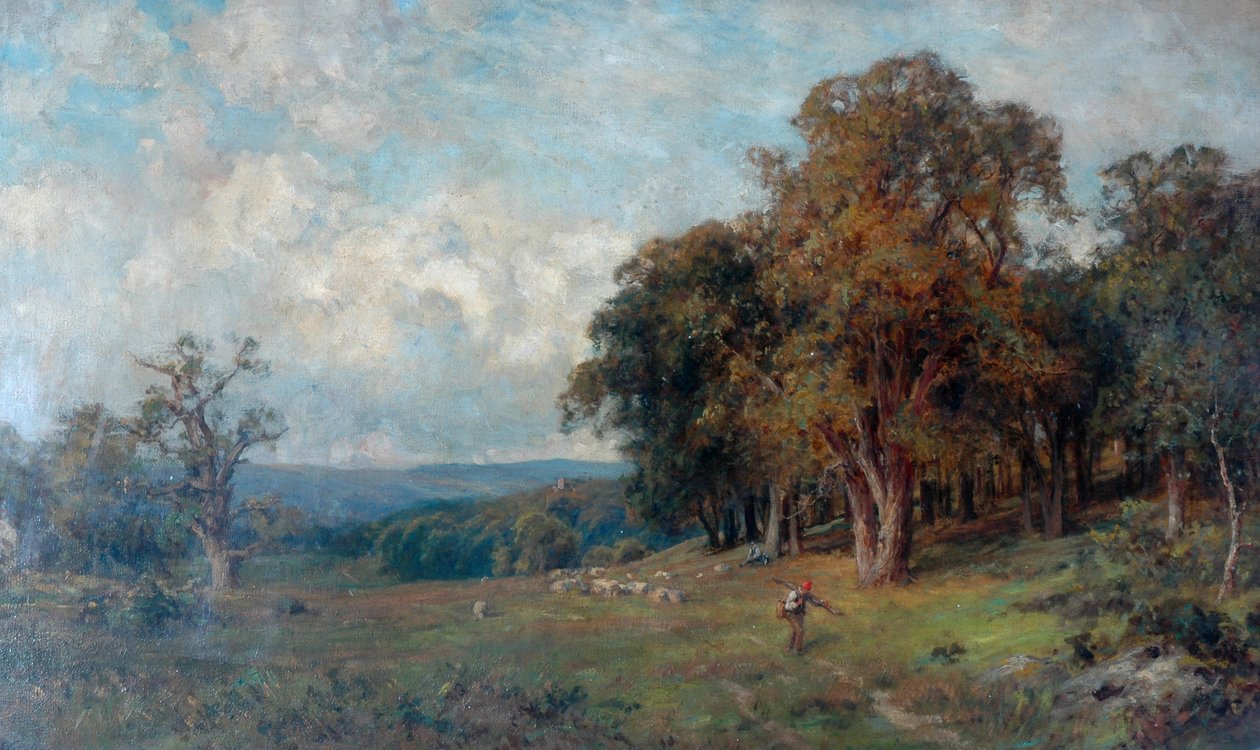 At the end of the day by Ernest Albert Waterlow