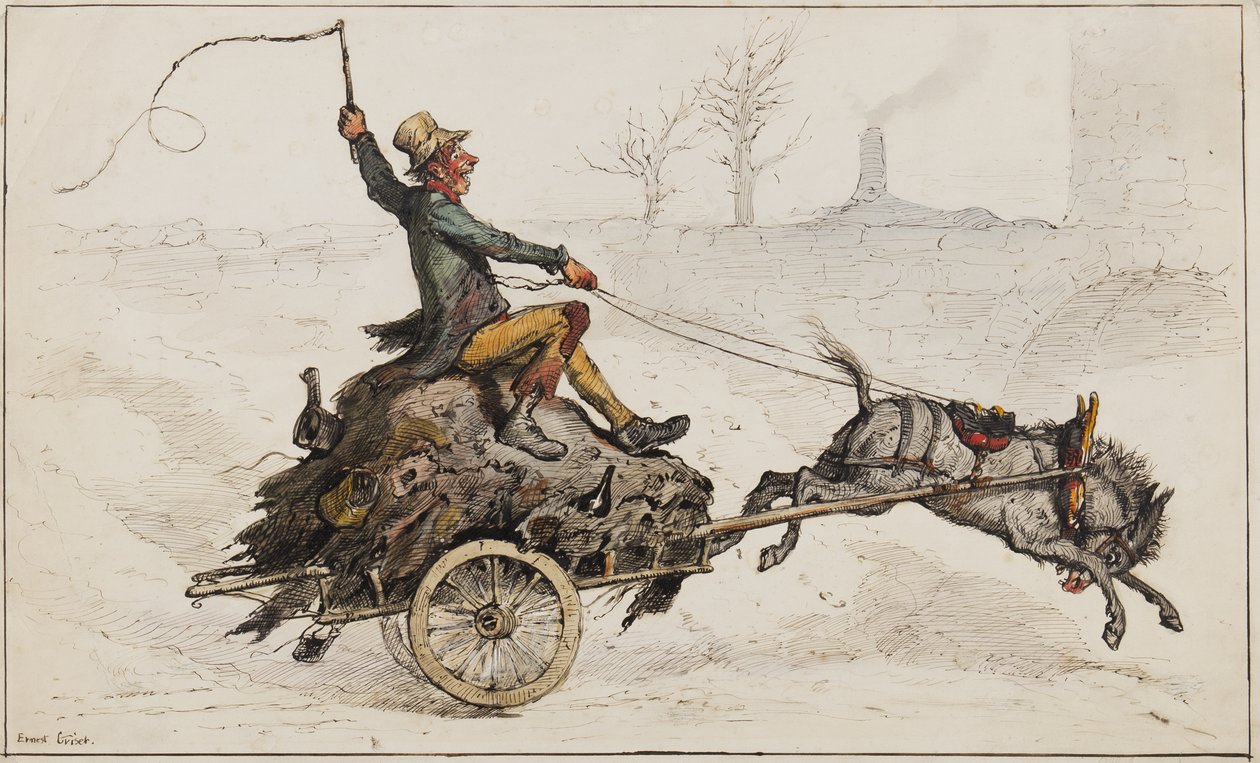 Off Home by Ernest Henry Griset