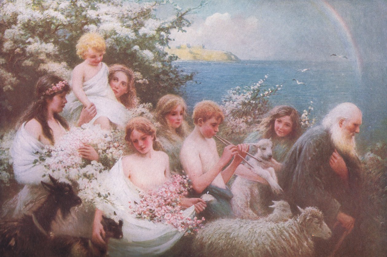 Spring following Winter (Bibbys Annual) by Ernest Higgins Rigg