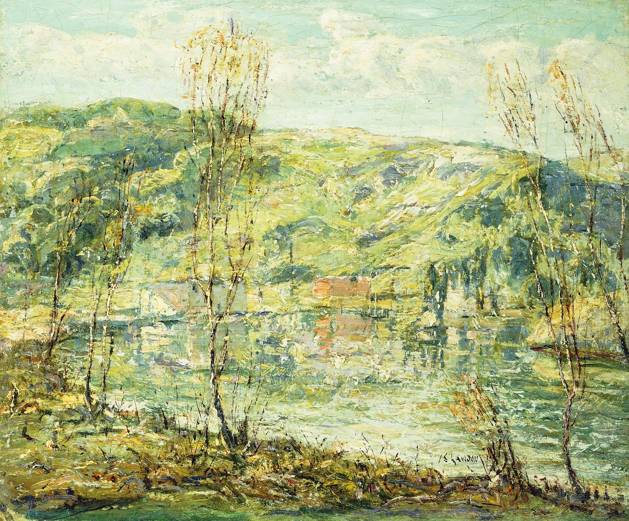 Lake Reflections by Ernest Lawson