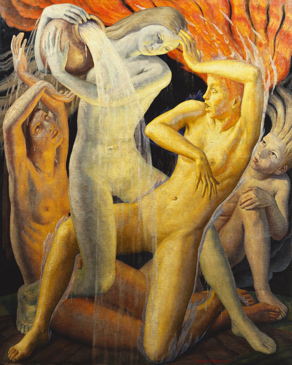 The Four Elements, 1928 by Ernest Procter
