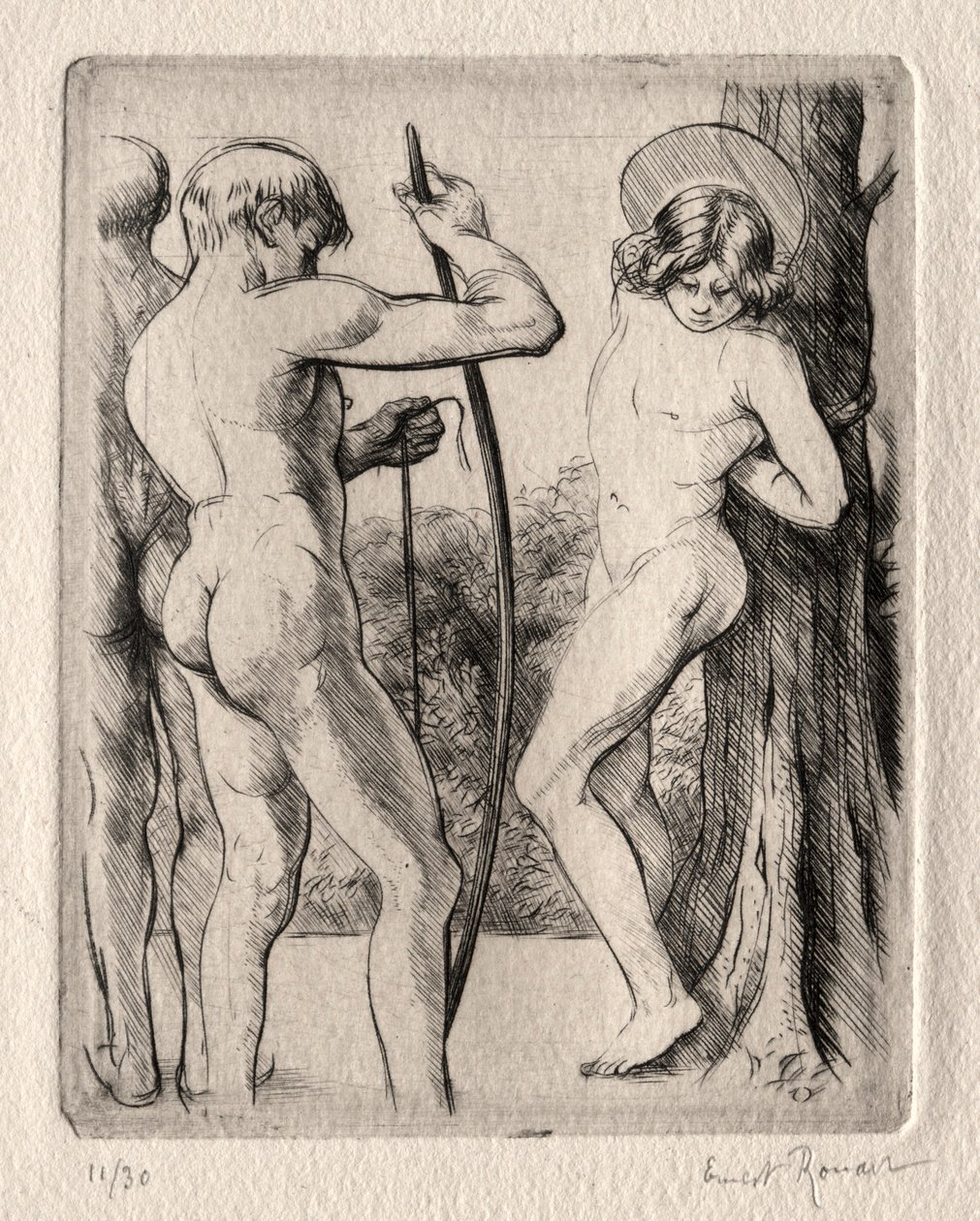 The Martyrdom of St. Sebastian by Ernest Rouart