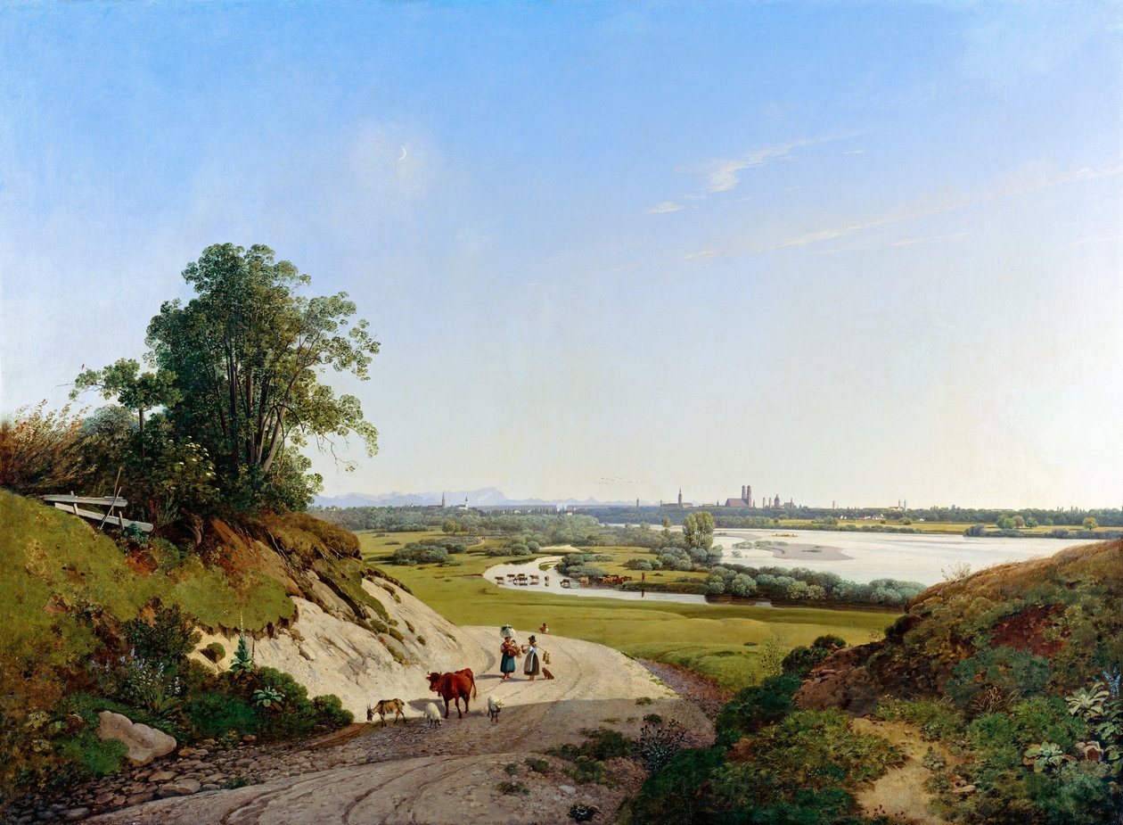 View of Munich from Oberföhring by Ernst Kaiser