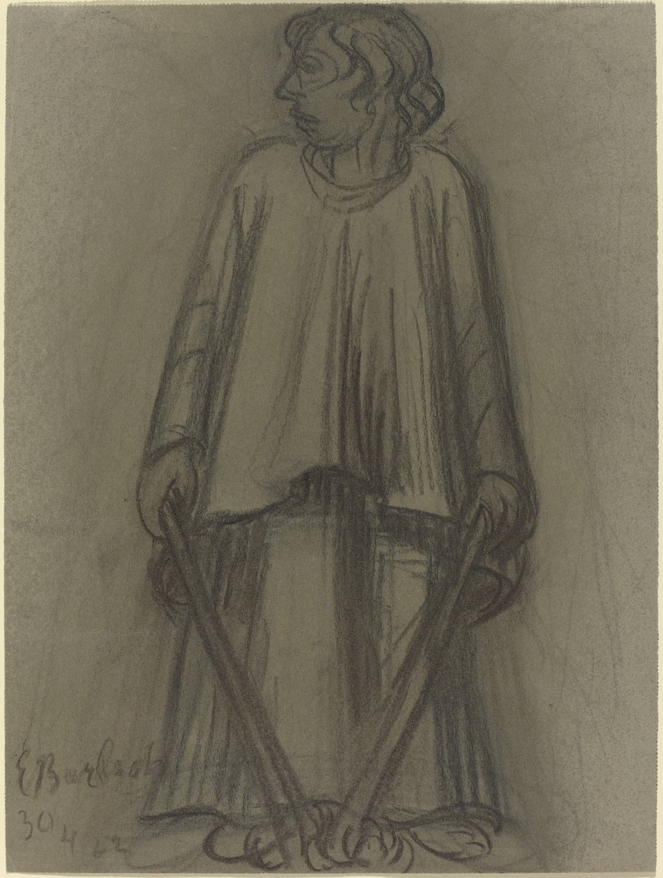 Standing Figure with Extinguished Torches by Ernst Barlach