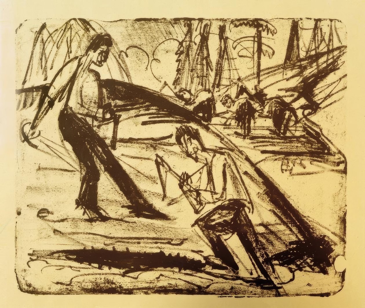 Spring Work by Ernst Ludwig Kirchner