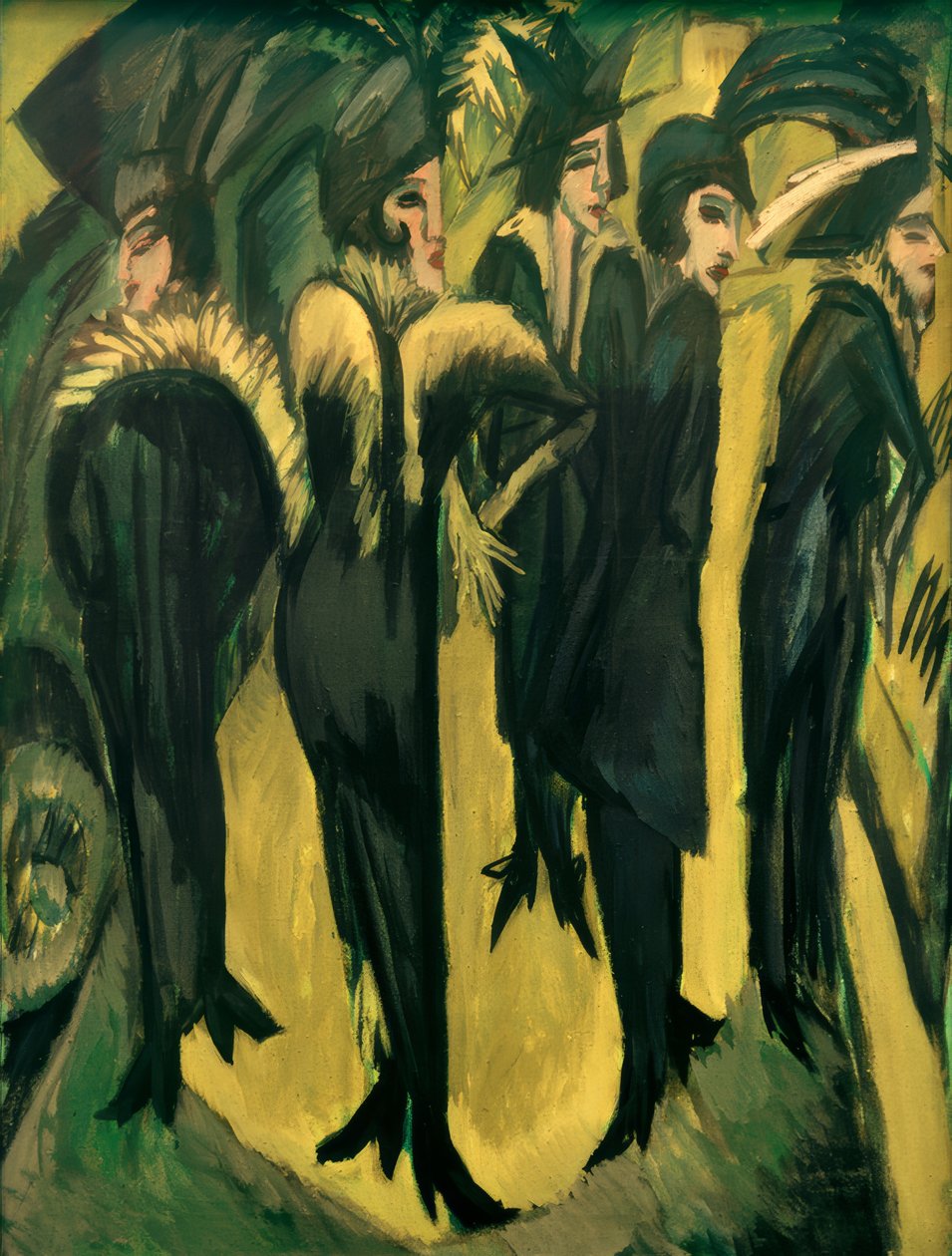 Five Women on the Street by Ernst Ludwig Kirchner