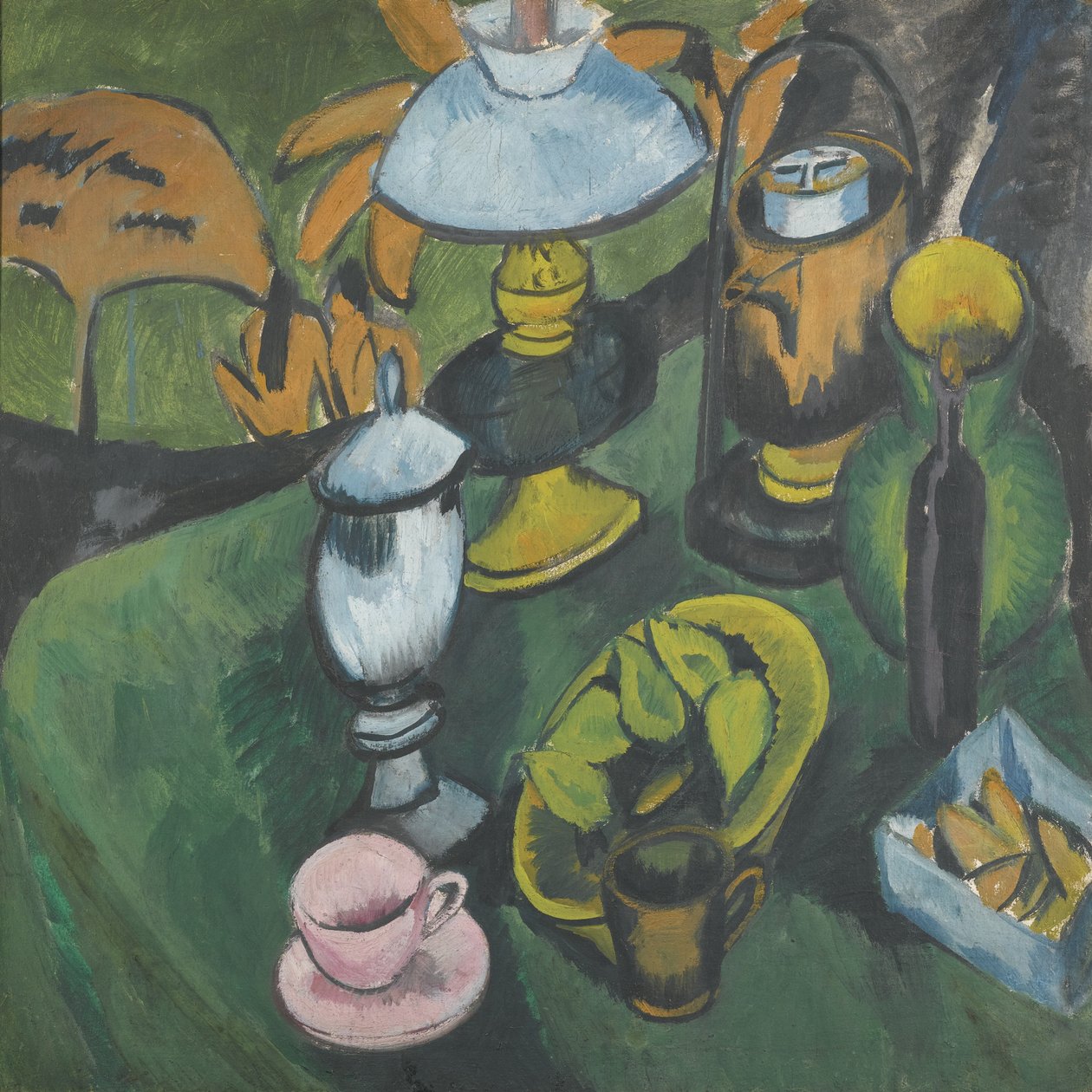 Still Life with Lamp by Ernst Ludwig Kirchner