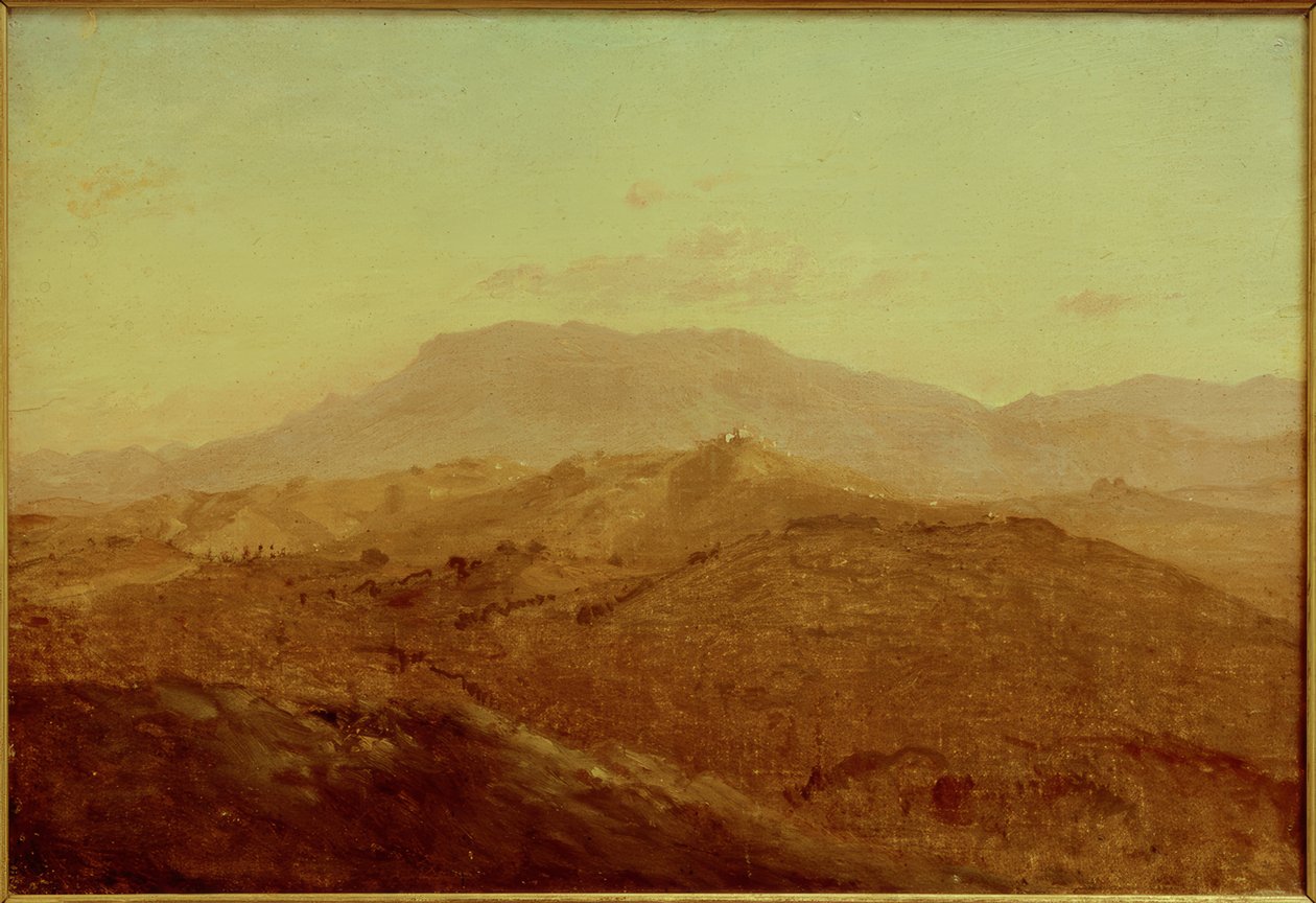 View from Olevano to Paliano by Ernst Meyer