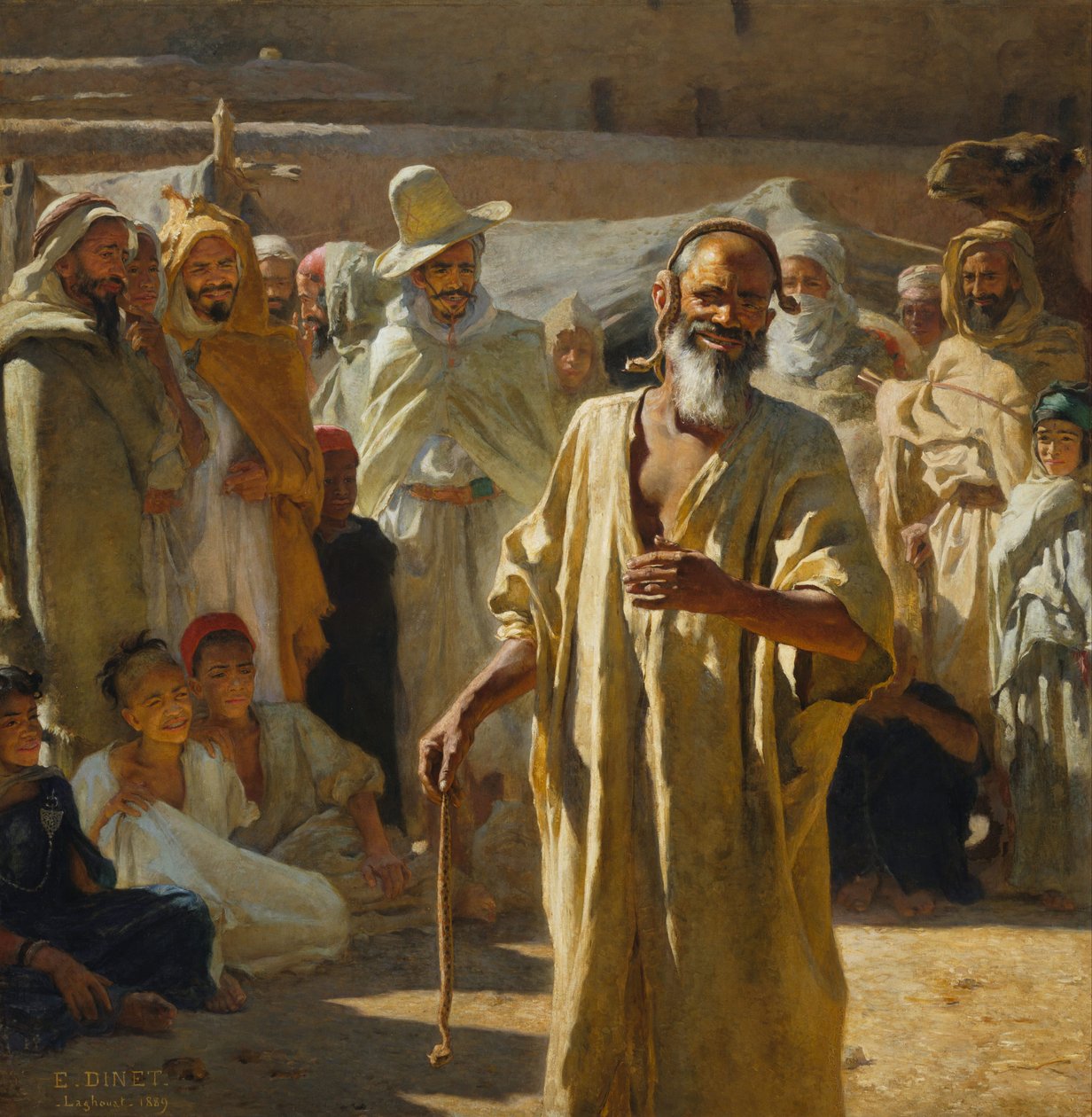 The Snake Charmer by Alphonse Etienne Dinet