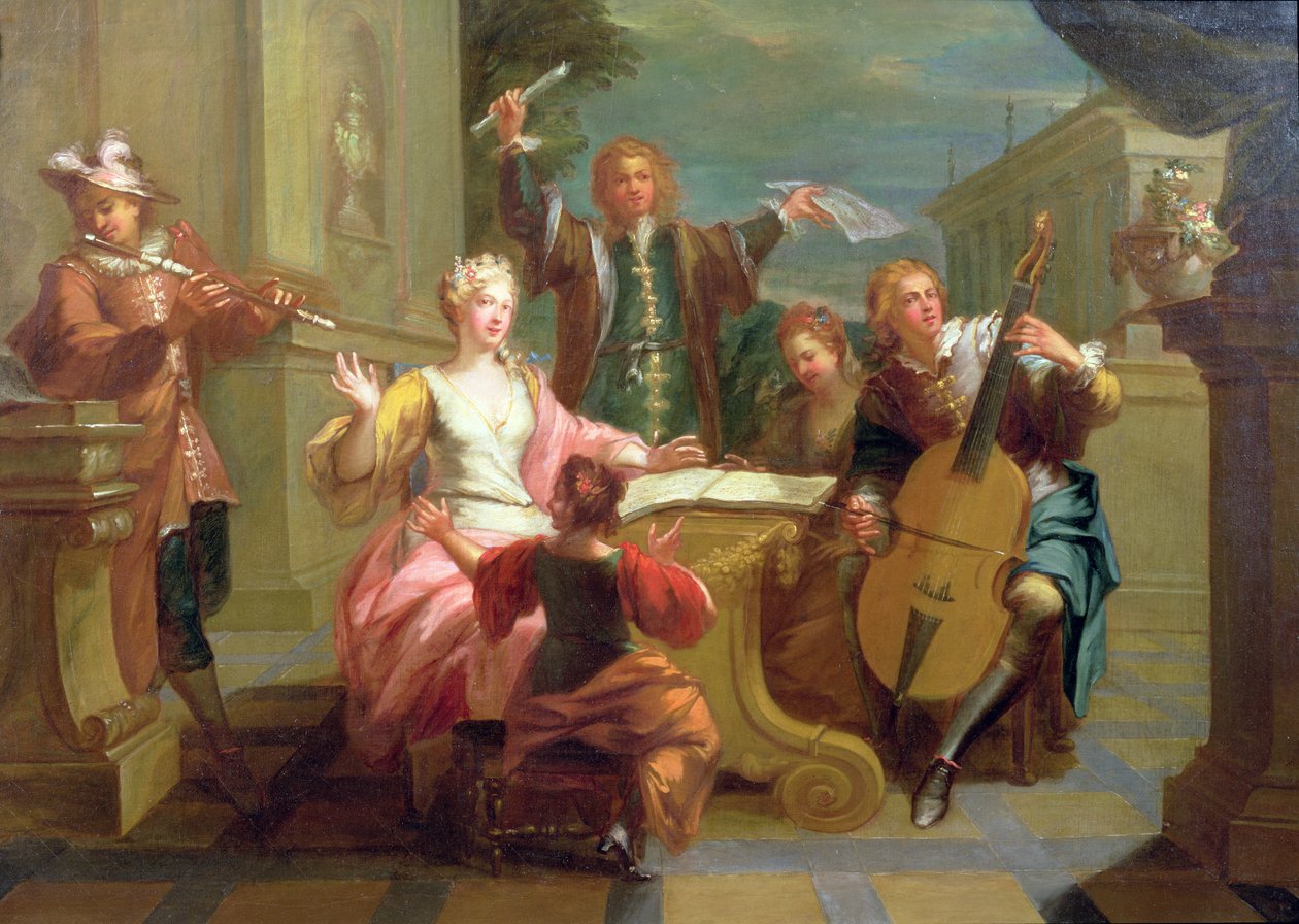 The Concert (pair of 101965) by Étienne Jeaurat