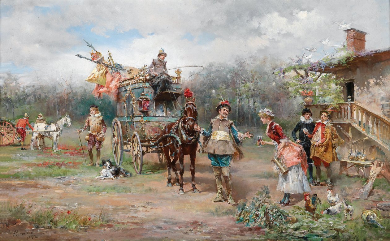 Short Rest of the Theater Group by Etienne W.