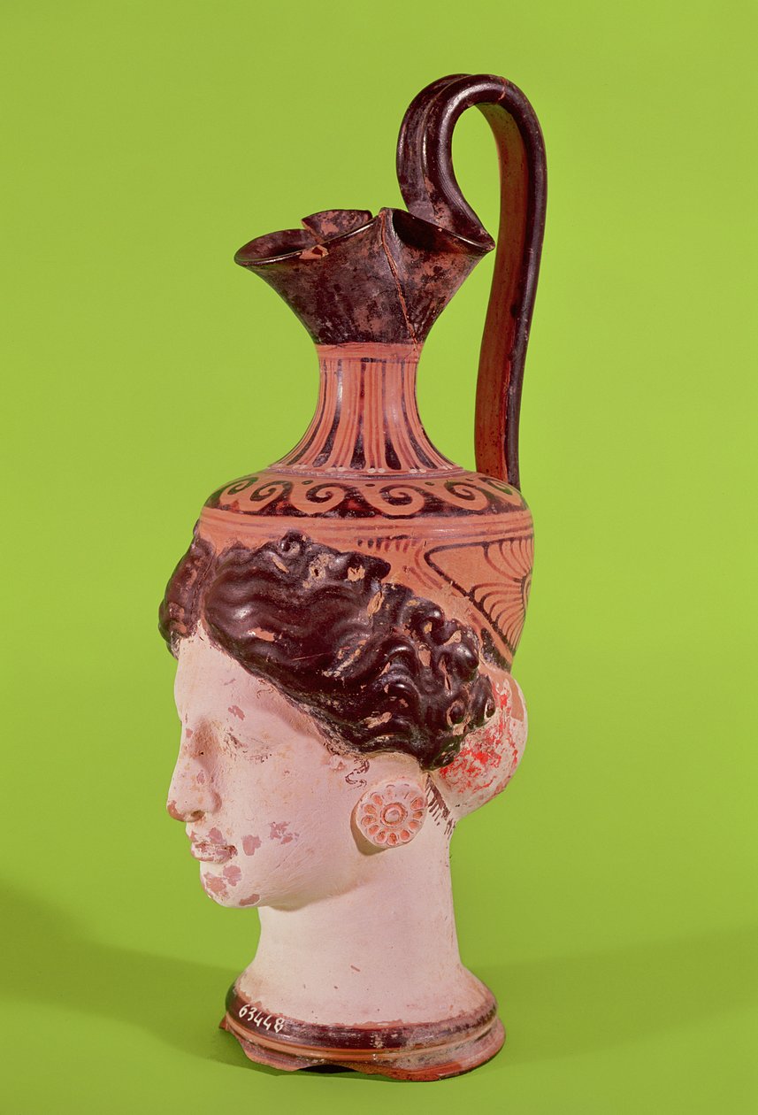 Rhyton in the form of a female head by Etruscan