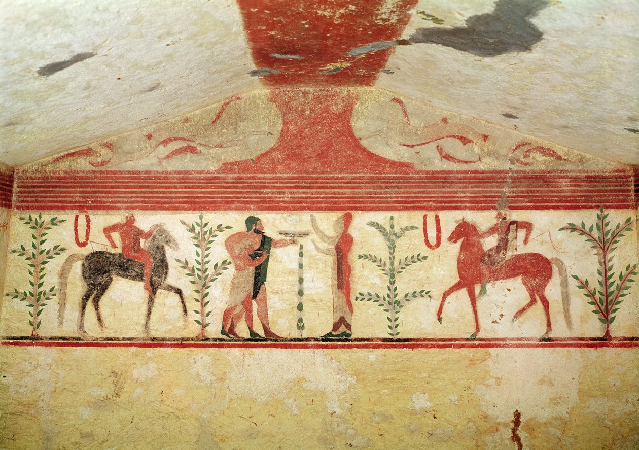 View of the Back Wall, Tomb of the Baron by Etruscan