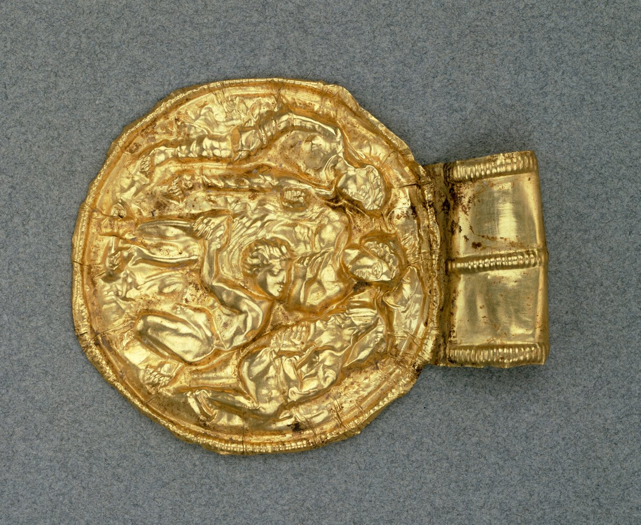 Embossed Bulla Pendant (Etruscan Civilization, 4th Century BC) by Etruscan