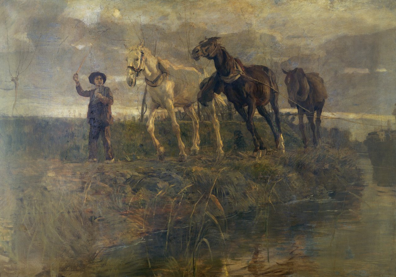 Towpath by Ettore Tito