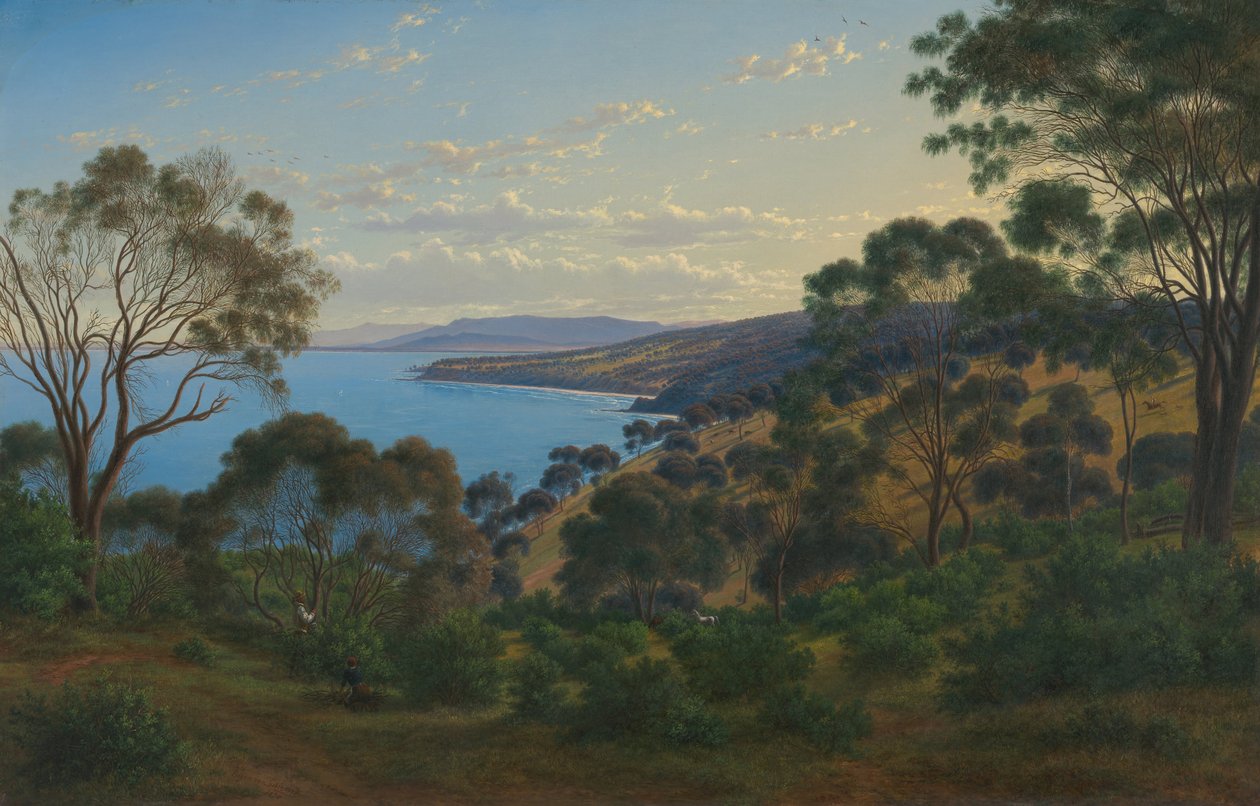 Dandenong Ranges from Beleura by Eugene von Guérard