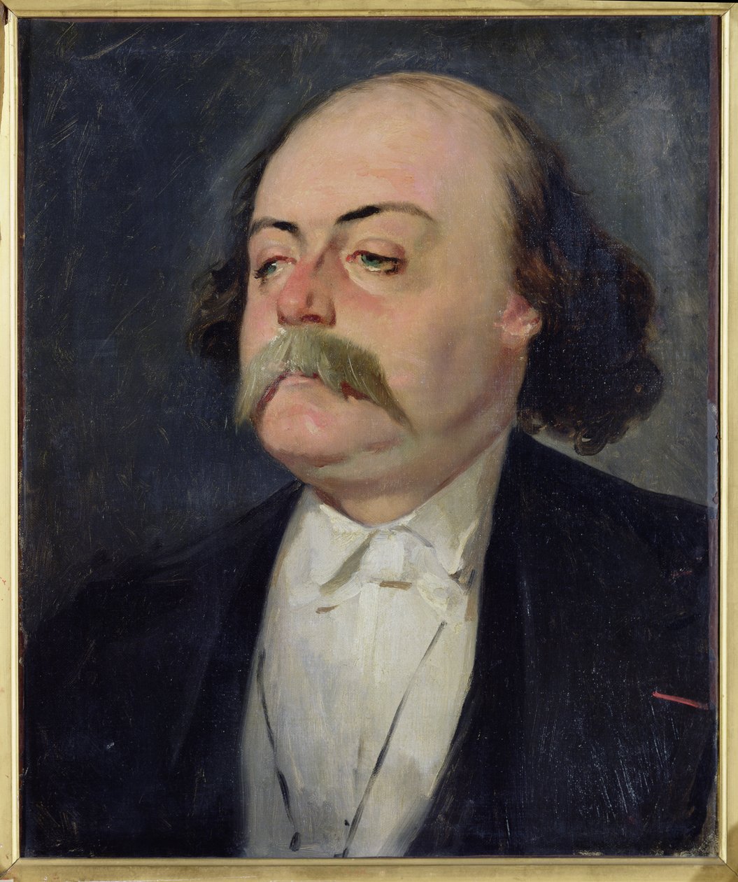 Portrait of Gustave Flaubert by Pierre François Eugène Giraud