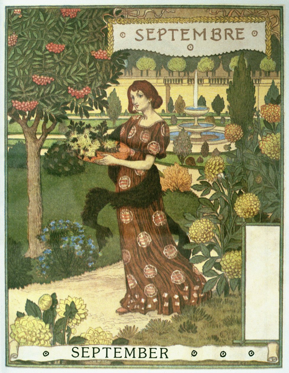 September by Eugene Grasset