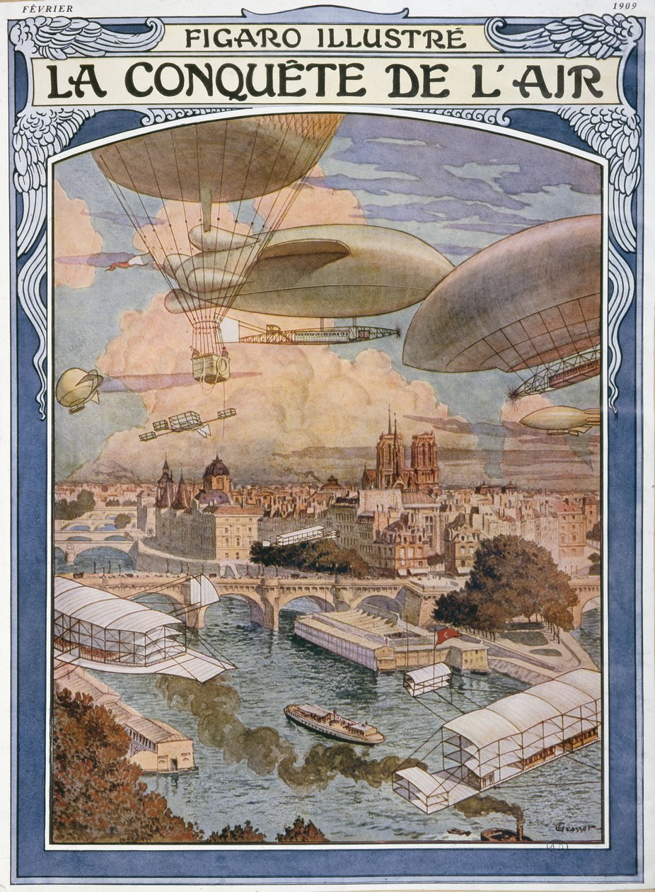 The Conquest of Air, Cover Illustration for 