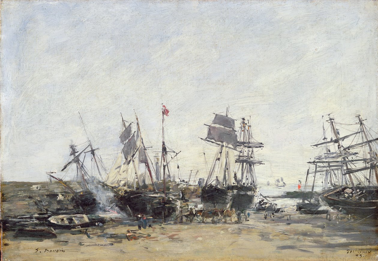 Portrieux by Eugene Louis Boudin
