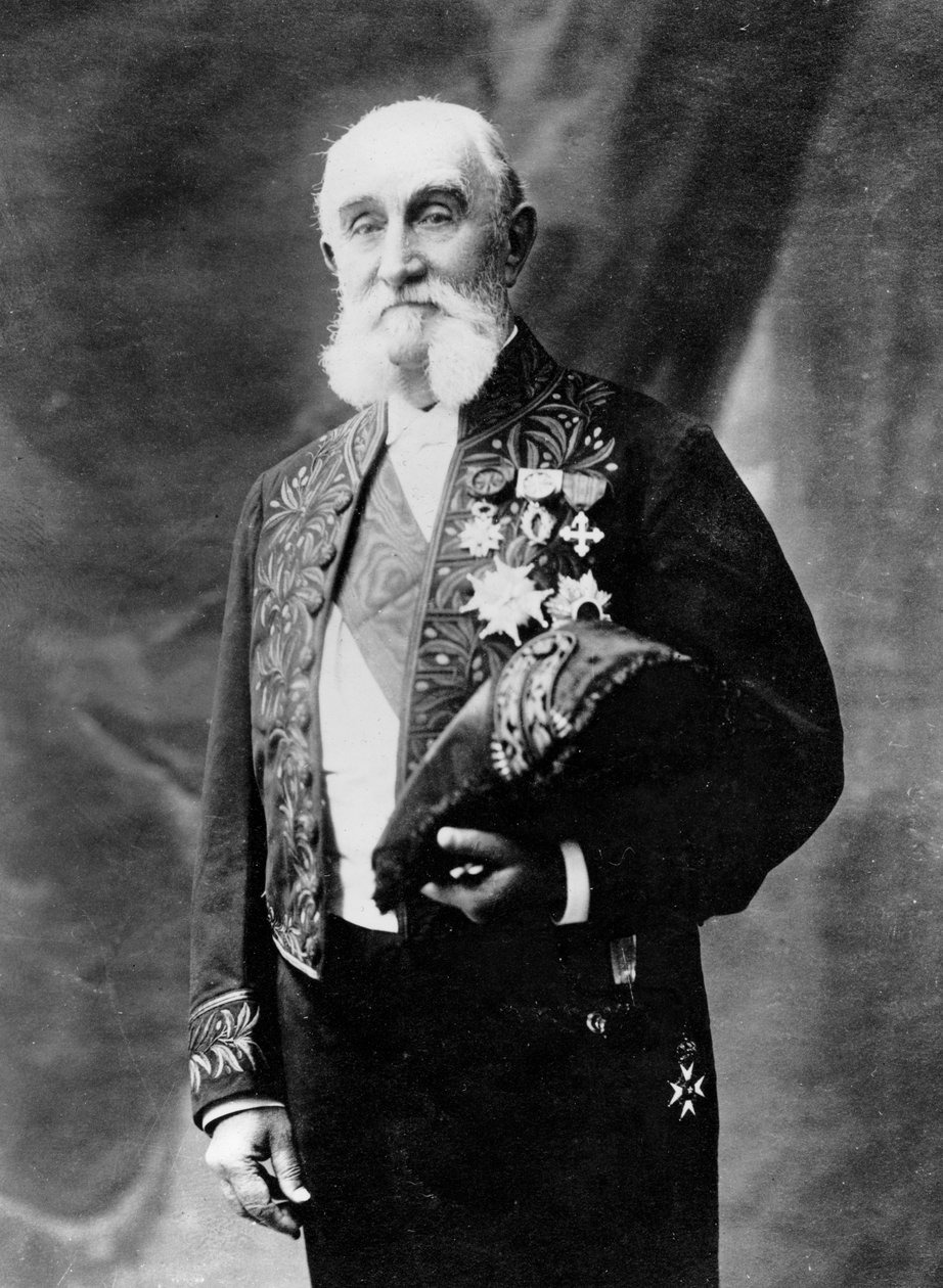 Portrait of Alfred Grandidier by Eugene Pirou