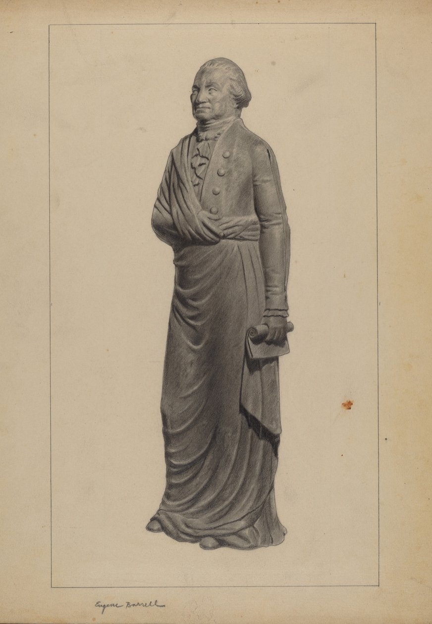 Cast Iron Figure by Eugene Barrell