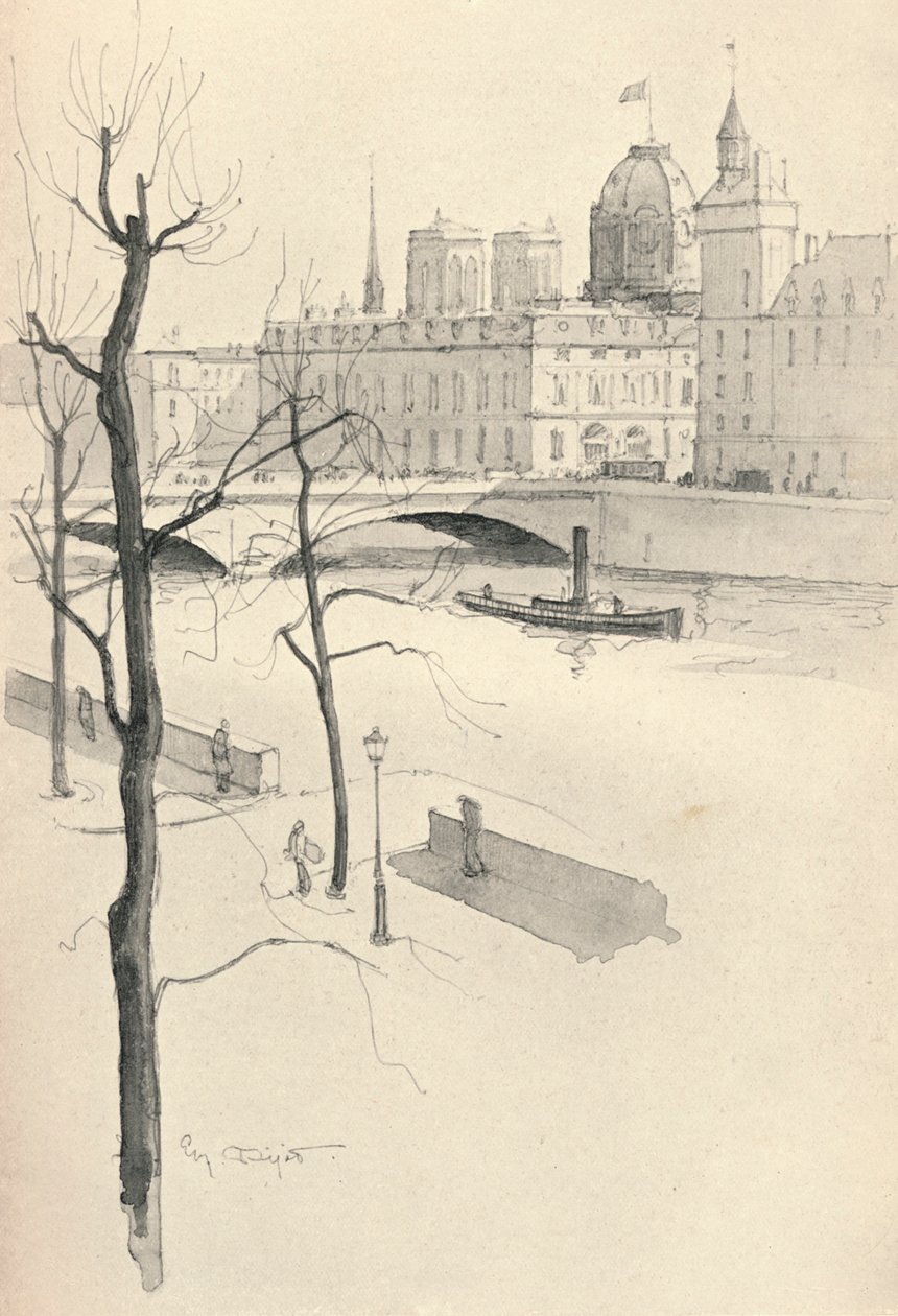 The Pont au Change by Eugene Bejot