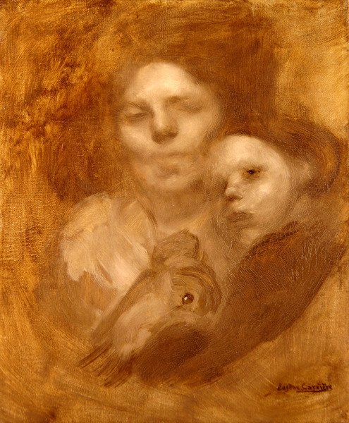 Mother and Child by Eugène Carrière