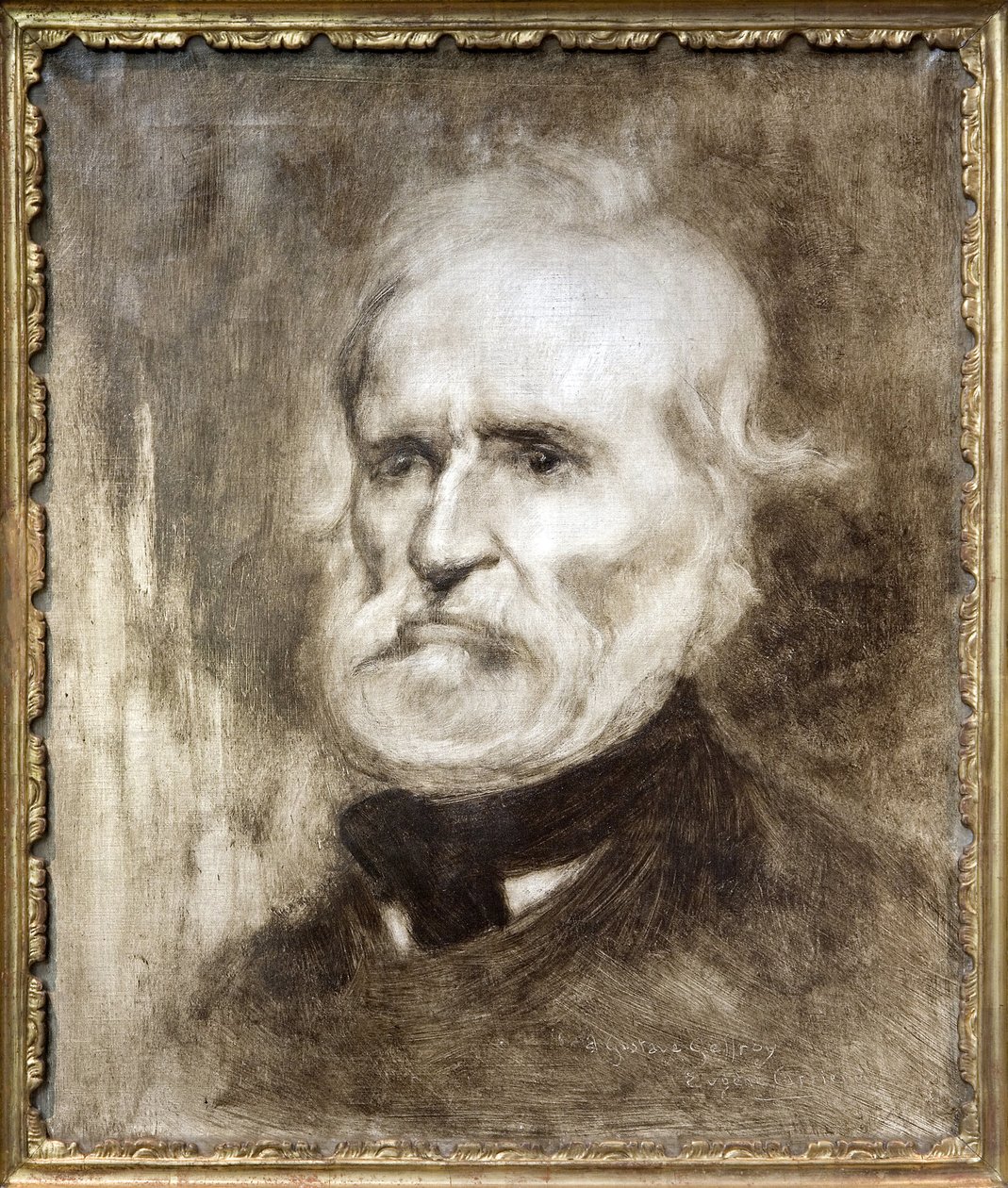 Portrait of Louis-Auguste Blanqui by Eugène Carrière