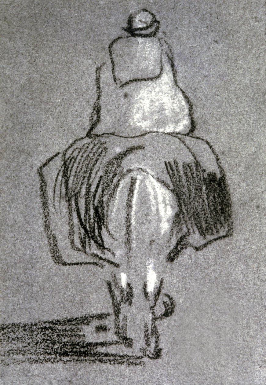 Berber on a Donkey by Eugène Fromentin