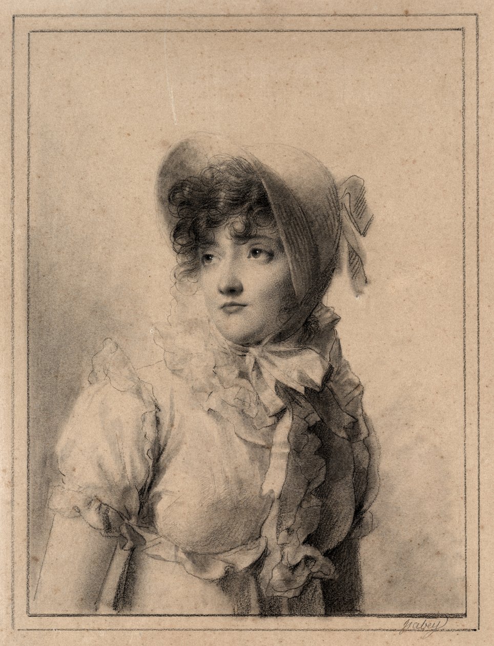 Portrait of Comtesse Starjinska by Eugene Isabey