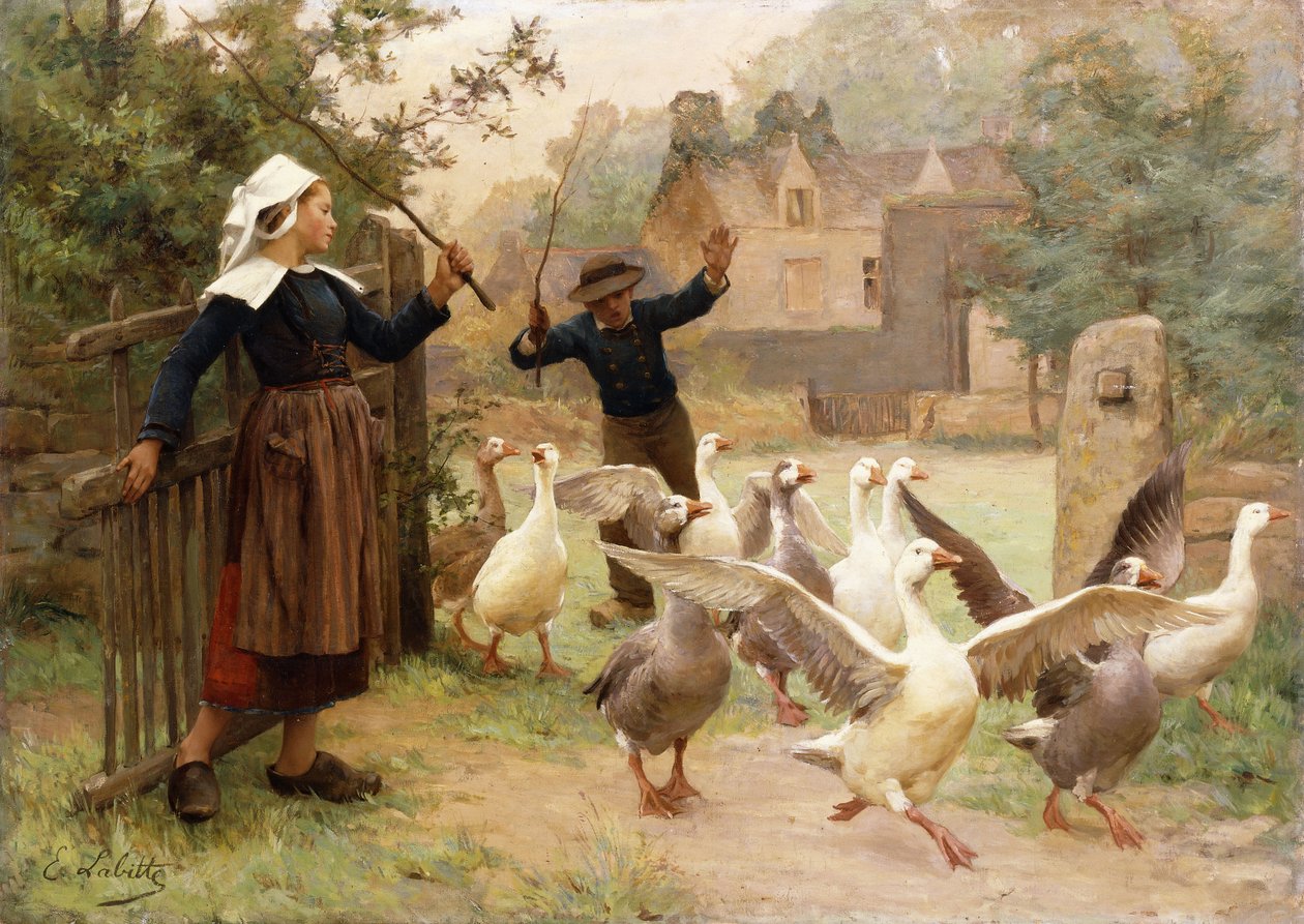 Guiding the Gaggle by Eugene Leon Labitte
