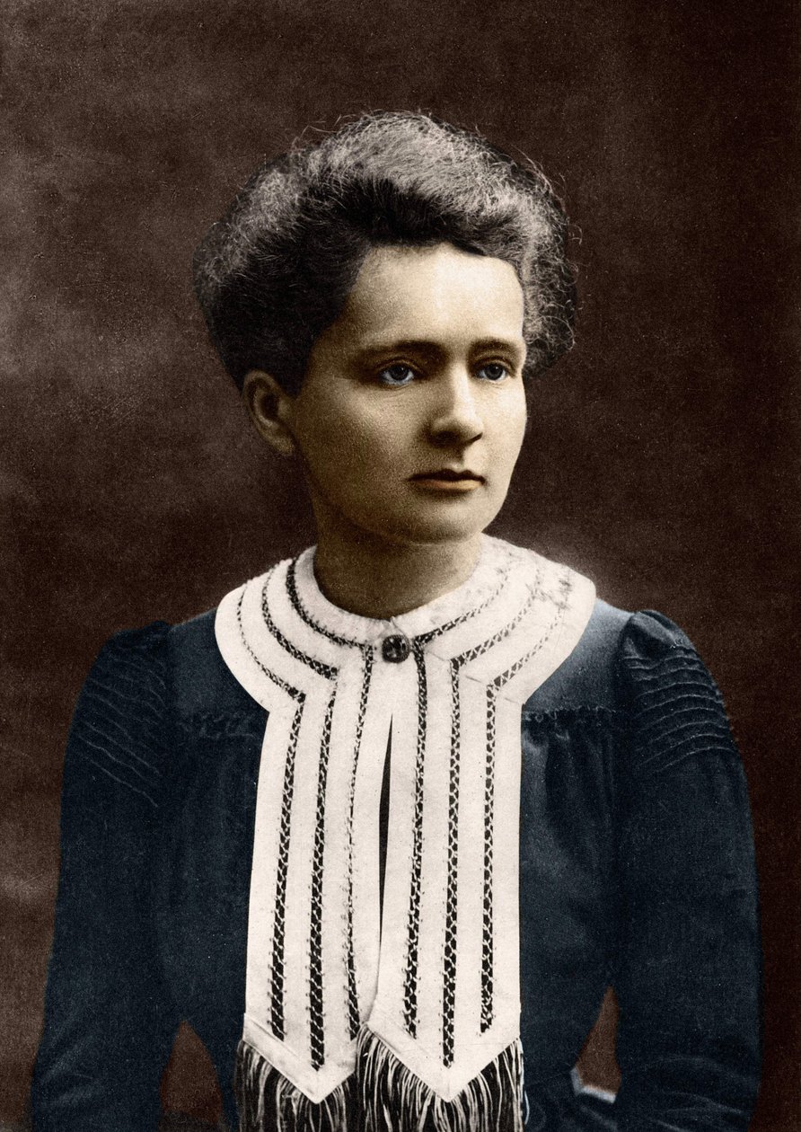 Portrait of Marie Curie 1867-1934 by Eugene Pirou