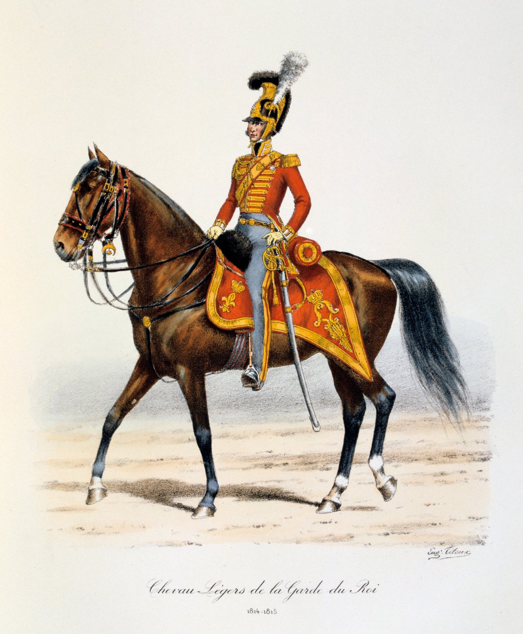 Chevau-Légers de la Garde du Roi by Eugene Titeux