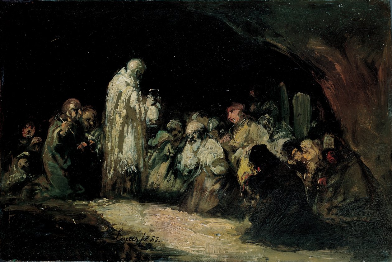 The Communion by Eugenio Lucas Velázquez