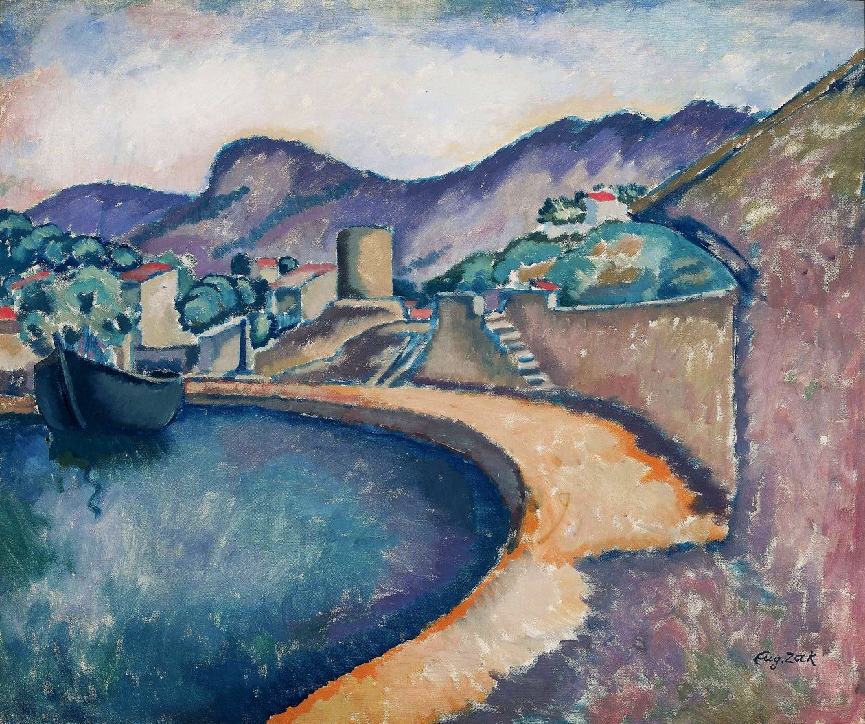 Coastal Landscape in the South by Eugeniusz Zak
