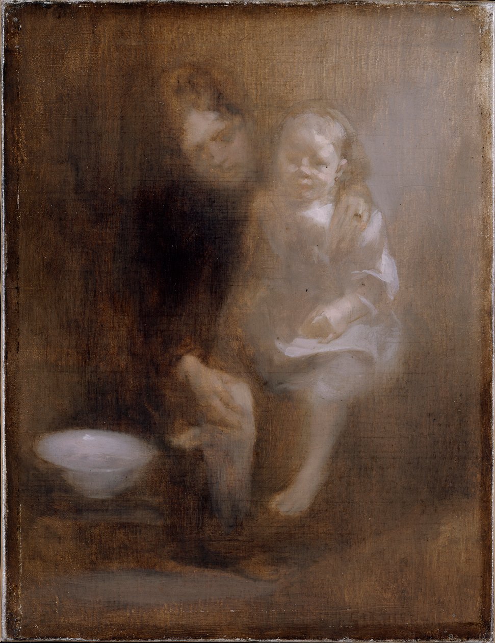 The Footbath by Eugène Carrière