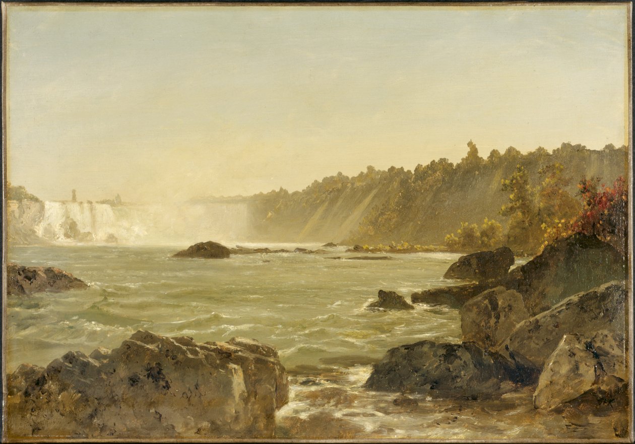 View of Niagara Falls by Eugène Colliau