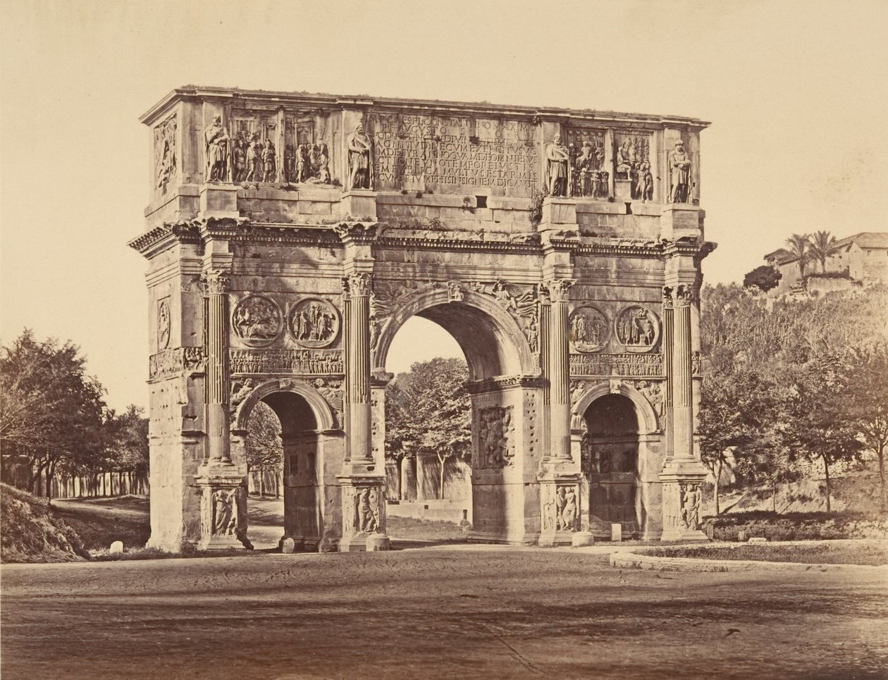 Arco di Constantino, 1848-52 by Eugène Constant