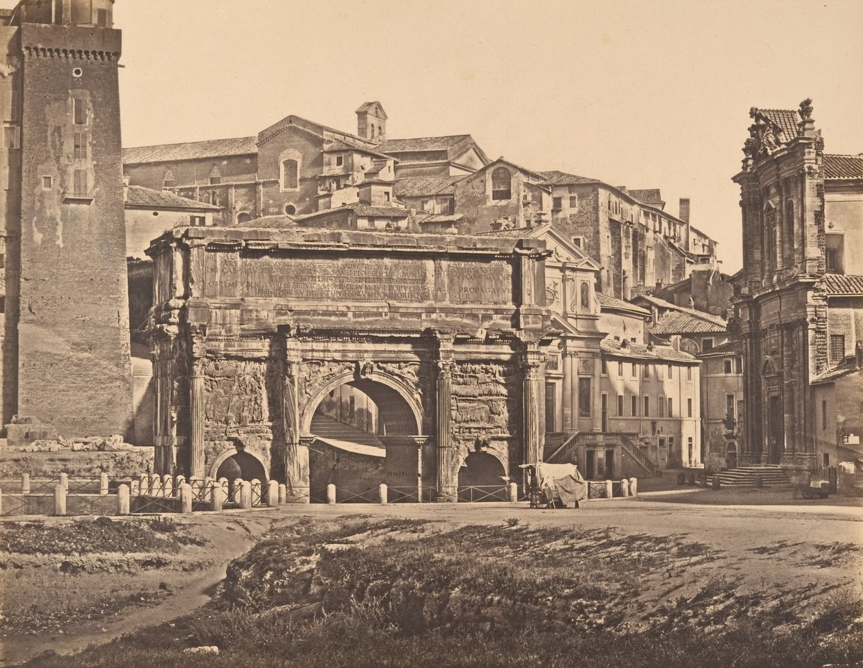 Arch of Septimius Severus, 1848-52 by Eugène Constant