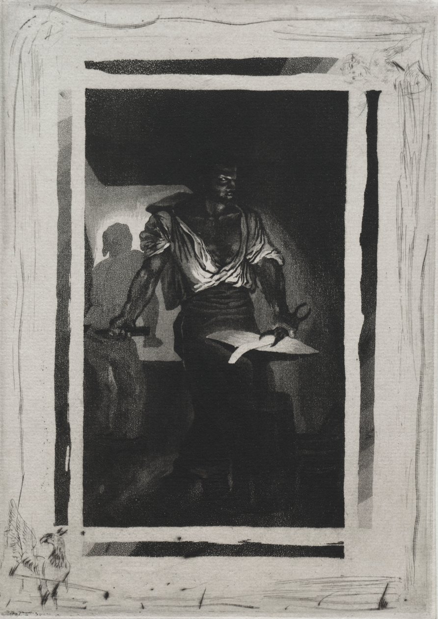 The Blacksmith by Eugène Delacroix