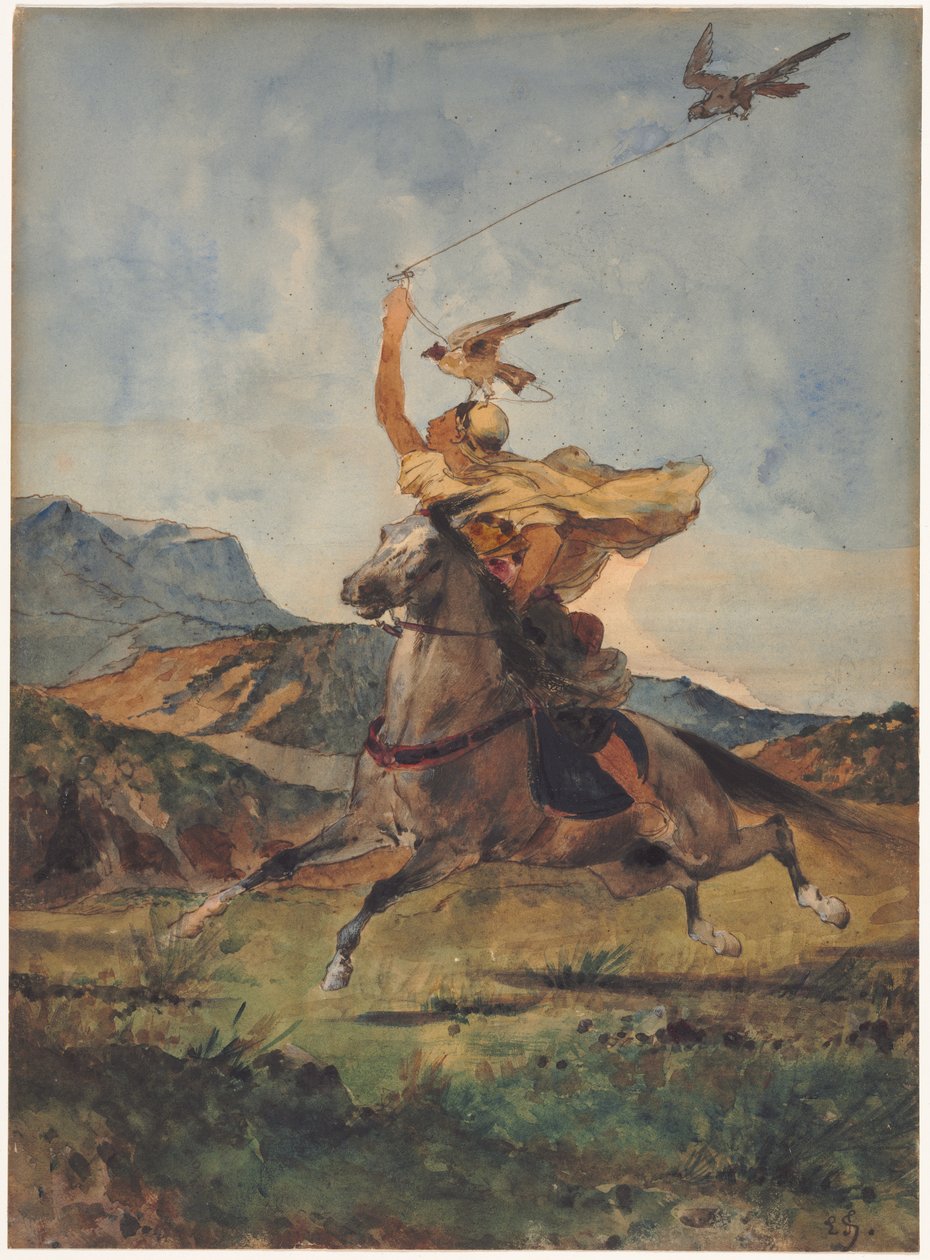 The Falconer by Eugène Fromentin