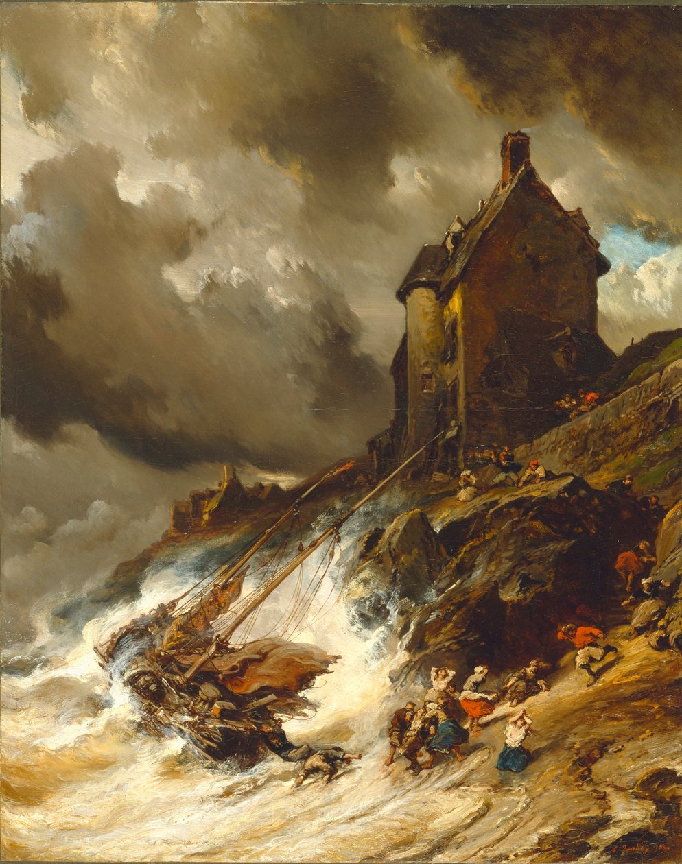 The Wreck by Eugene Isabey