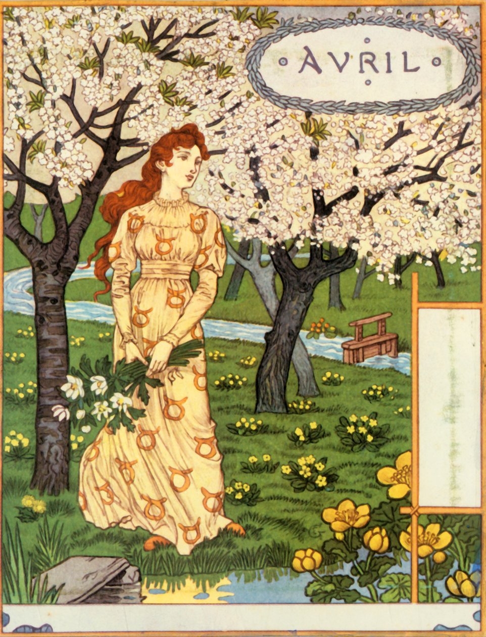 April by Eugene Grasset