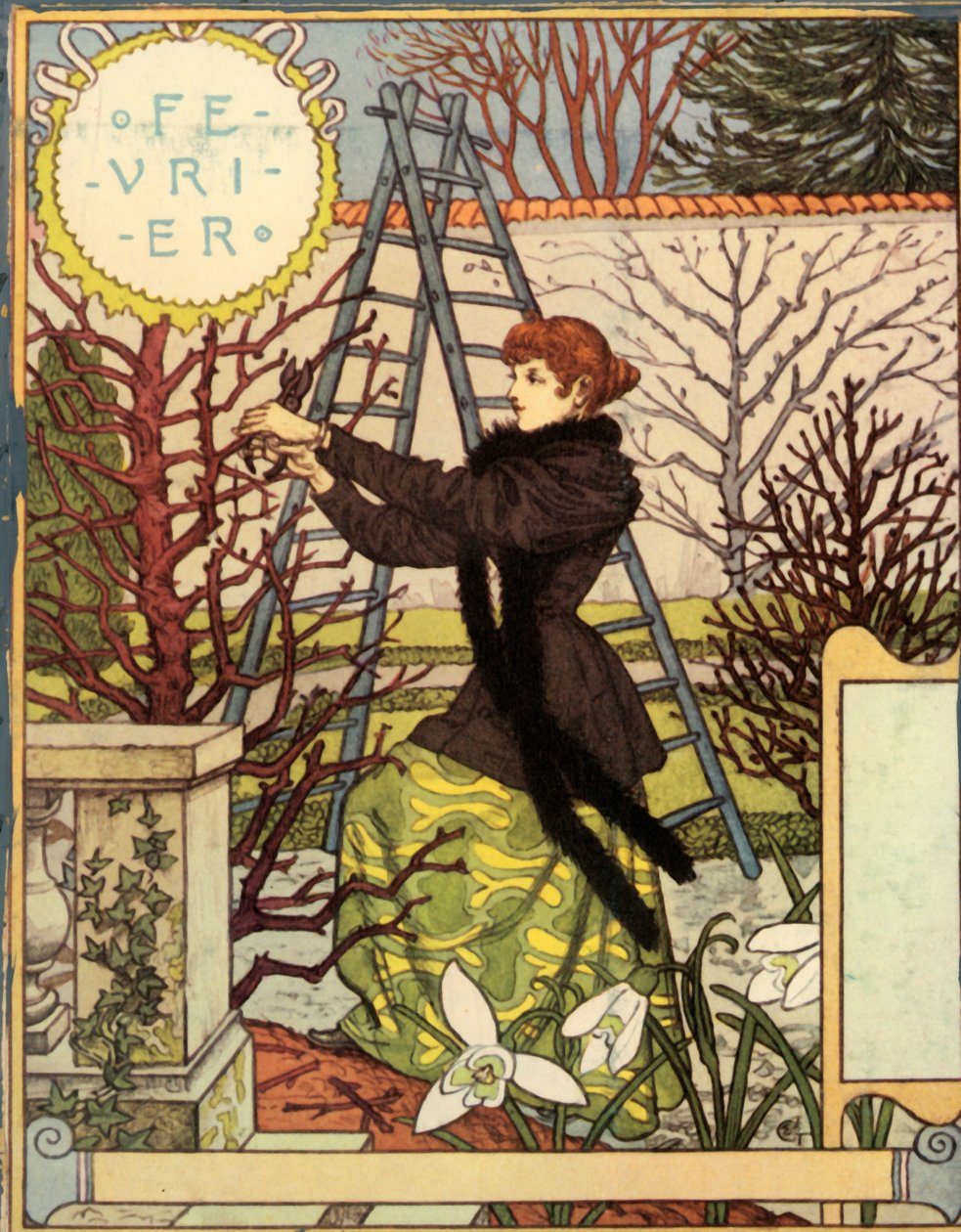 February by Eugene Grasset