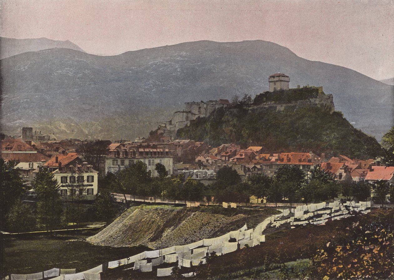 Lourdes, the Town and the Castle by European Photographer