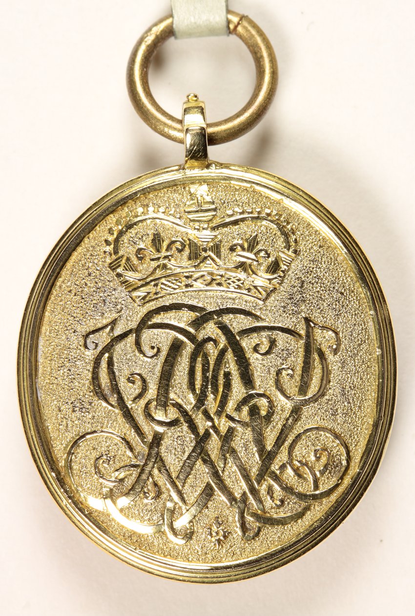 Miniature frame (gold) by European School